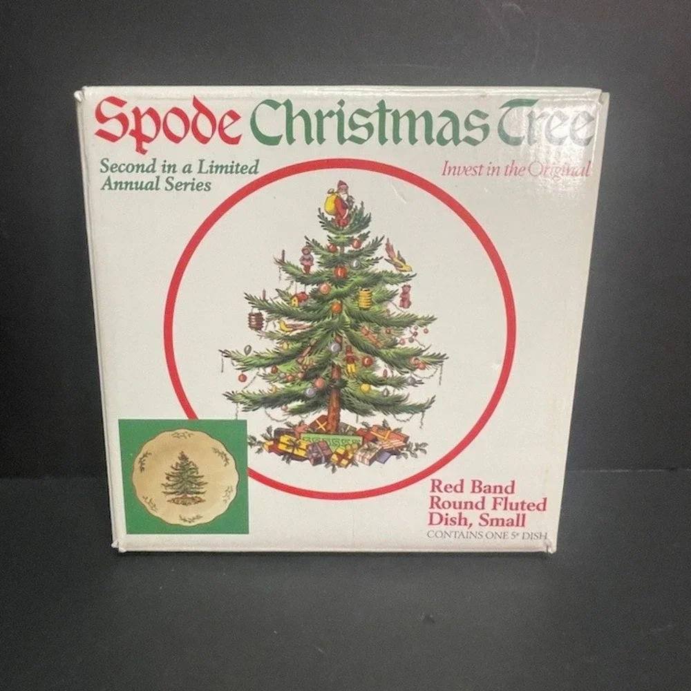 1993 Spode Christmas Tree Red Band 5